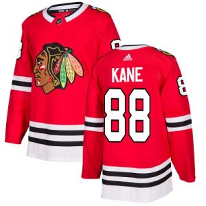 Herre NHL Chicago Blackhawks Drakter Patrick Kane #88 Authentic Rød Hjemme